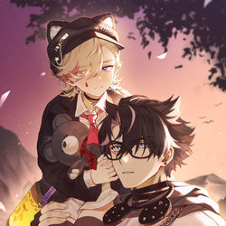 This is a pixiv picture whose title is 🧸🌆.