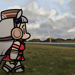 This is a pixiv picture whose title is ゴールドシップ.