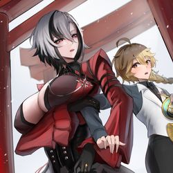 This is a pixiv picture whose title is We mustn't be late.