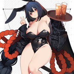 This is a pixiv picture whose title is バニー.