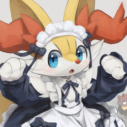 This is a pixiv picture whose title is メイドの日.