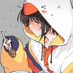This is a pixiv picture whose title is さんまい.
