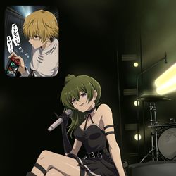 This is a pixiv picture whose title is ちょっと前にTwitter(旧:X）でよく見かけた構図.