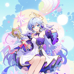 This is a pixiv picture whose title is 闪耀♪ 知更鸟小姐.
