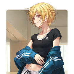 This is a pixiv picture whose title is 爽やか樹里さん.
