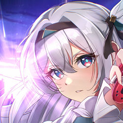 This is a pixiv picture whose title is “My Grandma said this:”.