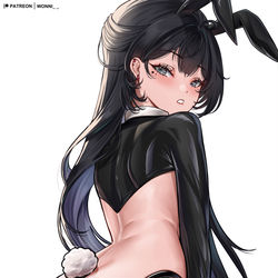 This is a pixiv picture whose title is 逆バニー.