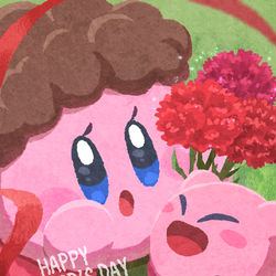This is a pixiv picture whose title is 母の日.