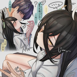 This is a pixiv picture whose title is カフェの優しいネコハラ.