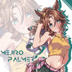 This is a pixiv picture whose title is メジロパーマー.