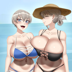 This is a pixiv picture whose title is 宇崎2.