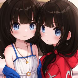 This is a pixiv picture whose title is Faeryn and Sheryn.