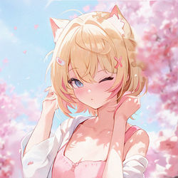 This is a pixiv picture whose title is Mococo 🌸.