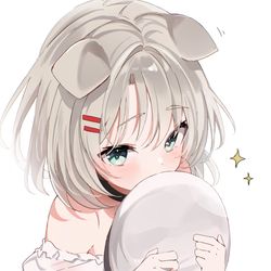 This is a pixiv picture whose title is なでなでしても構わないよ.