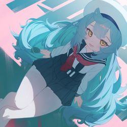 This is a pixiv picture whose title is 仲夏子.