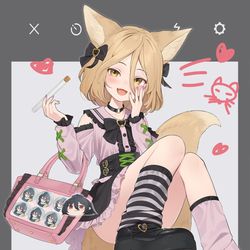 This is a pixiv picture whose title is 地雷系な典.