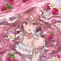 This is a pixiv picture whose title is Pink Soda.