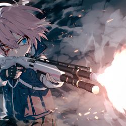 This is a pixiv picture whose title is ホシノ.