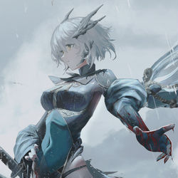 This is a pixiv picture whose title is 曙光.