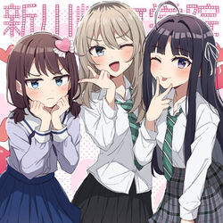 This is a pixiv picture whose title is 新川崎女学院でーす♡.