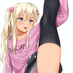 This is a pixiv picture whose title is 体の柔らかさを見せつけるグレカーレ.