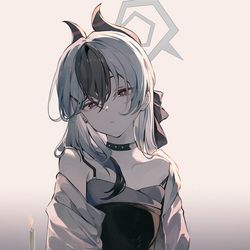 This is a pixiv picture whose title is 鬼方カヨコ(ドレス).