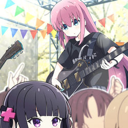 This is a pixiv picture whose title is ぼっちざろっく.