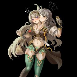 This is a pixiv picture whose title is 融合失败).