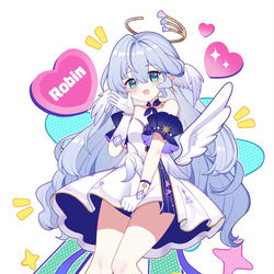 This is a pixiv picture whose title is 知更鸟Robin.