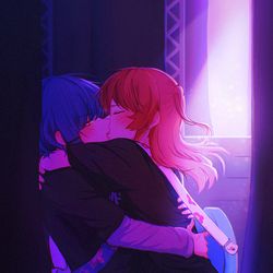 This is a pixiv picture whose title is ライブ後.
