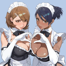 This is a pixiv picture whose title is Persona 3 Maids ペルソナ3メイド.