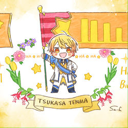 This is a pixiv picture whose title is ﾍﾟｶﾞｻｽハピバ！！！！！🎂🎉.