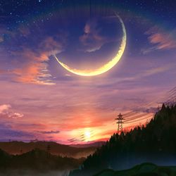 This is a pixiv picture whose title is 幻想水鏡田.