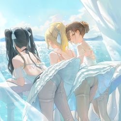 This is a pixiv picture whose title is Ballerinas.