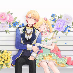This is a pixiv picture whose title is 🧡💛🎉🎉🎉.