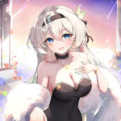 This is a pixiv picture whose title is Firefly Dress.