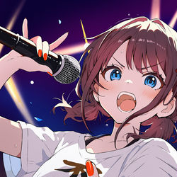 This is a pixiv picture whose title is 視界の隅.