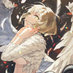 This is a pixiv picture whose title is 蘇生.