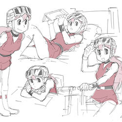 This is a pixiv picture whose title is ポンコツ系お姉さん先輩.
