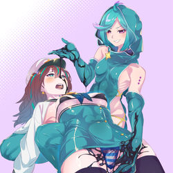 This is a pixiv picture whose title is 魔法少女.