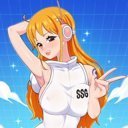 This is a pixiv picture whose title is Nami Egghead.