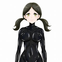 This is a pixiv picture whose title is 小笠原晴香さんラバー着用.