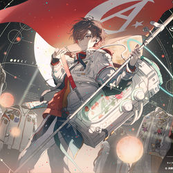 This is a pixiv picture whose title is 僕の名前を呼んで。.