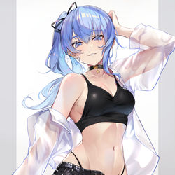 This is a pixiv picture whose title is ロックすいちゃん.