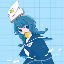 This is a pixiv picture whose title is 🍞.