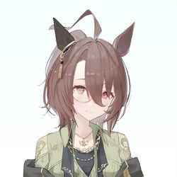 This is a pixiv picture whose title is 新衣装タキオン！.