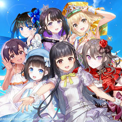 This is a pixiv picture whose title is ウタヒメドリームオールスターズ.