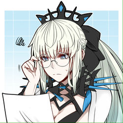 This is a pixiv picture whose title is 老眼モルガン概念.
