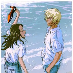 This is a pixiv picture whose title is あむあず9.