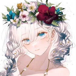This is a pixiv picture whose title is 水着アナスタシアちゃん♡.